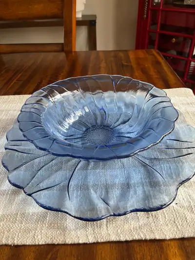 Glass Bowl and Plate, View more