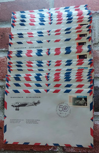 Canada FDC, 50 years of Airmail, passenger and cargo services 