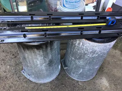 Rails for a small fift wheel hitch.60.00 cash and carry only. Best to call 705 -561-0415 . No calls...