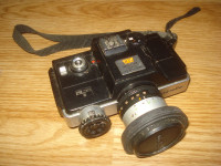 Vintage 1970s Minolta 110 Film Zoom SLR Subminiature Camera