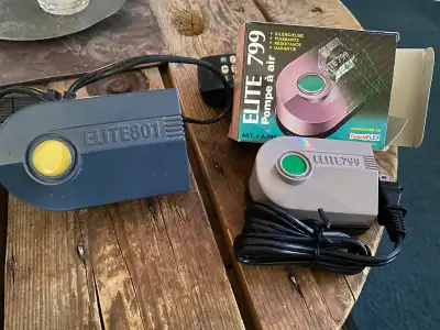2 Fish Aquarium Elite Air Pumps, View more