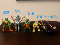 Ninja Turtle action Figures rare and in great condition