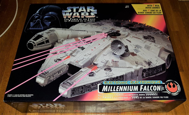 Star Wars Power of the Force Electronic MILLENNIUM FALCON MIB in Toys & Games in City of Toronto