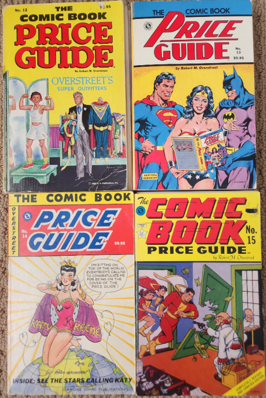 Overstreet Comic Book Price Guide Lot of 15 in Comics & Graphic Novels in Oakville / Halton Region