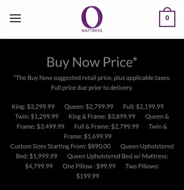 Mattress OMNI63804702495875122