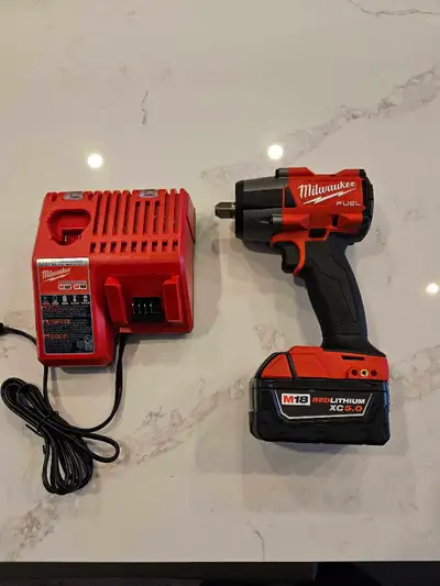 Brand new Milwaukee M18 FUEL 1/2" Mid torque impact wrench kit, View more