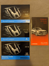 2010 Honda Accord CROSSTOUR Owners Manual Package - for Navi