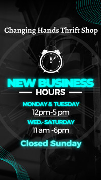New Hours 