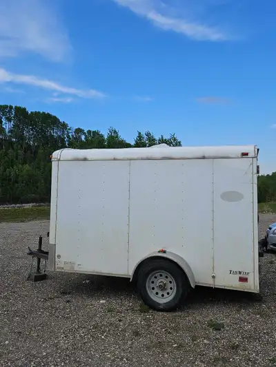 2016 cargo trailer. 6 x 10. Dual rear door plus side door. Cash or etransfer.