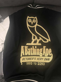 OVO X BAPE VARSITY JACKET 2021