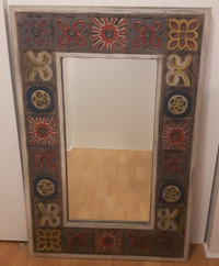 Reduced!  Large Solid Wood Framed Mirror From Pier 1 Imports