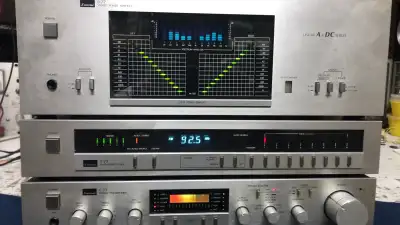 Sansui B-77, T-77, and C-77 Stereo Component Stack. 60 Watt, View more