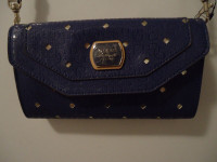 Brand New Guess Blue and White Crossbody Purse