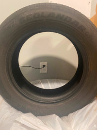 Set of 4 Yokohama Geolander G91 all season tires, 225/60/R17