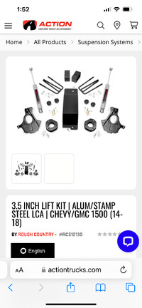 Rough Country 3.5” suspension Lift kit
