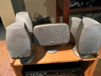 Klipsch RSX-3 silver home theatre surround speakers-