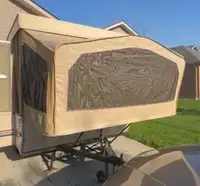 Pop up trailer camper