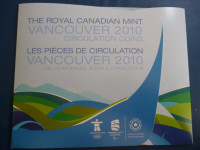Royal Canadian Mint 2010 Olympic Coin set with folder
