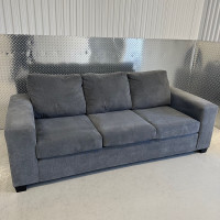 *FREE DELIVERY* LEONS FAVA SOFA GREY COUCH