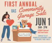 COMMUNITY GARAGE SALE!!!