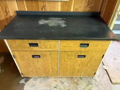 Stone Top Workbench – Drawers & Storage – $70, View more