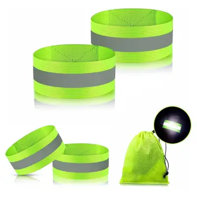 Hivisible Reflective Bands for Night Walking Reflective Arm Bands for Runners Reflective Wristbands...
