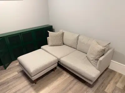 2-Seater Sofa & Ottoman (Article), View more