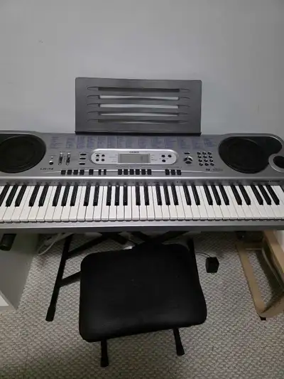 Casio lk-73 keyboard stand and bench, View more