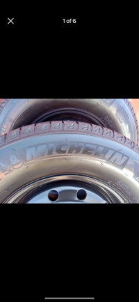 Set of MICHELIN winterbtires with rims (235 70 16) pattern (5×11