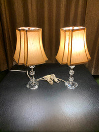 Decorative Glass Lamps with Shades
