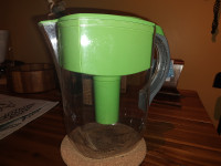 Large brita water pitcher with 1 filter included.