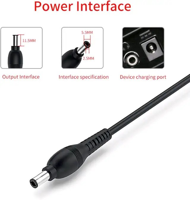 Delippo[UL Listed] 19V 9.5A 180W Charger Laptop AC Adapter Power62863270183299122