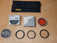 52mm Camera filters with case