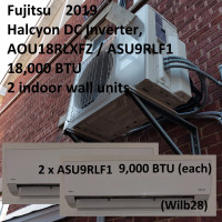 Ductless Air Conditioner - Fujitsu Halcyon DC Invert, AOU18RLXFZ