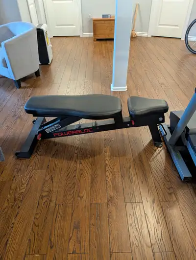 Power Block bench press, View more