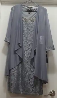 Slate Grey formal dress