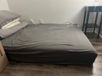 Free double mattress + bedding