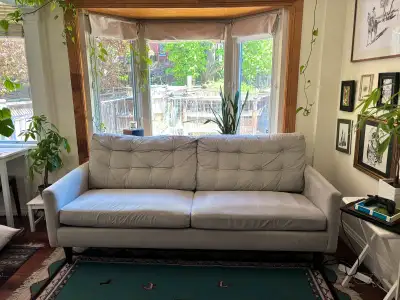 velvet grey tufted sofa, View more