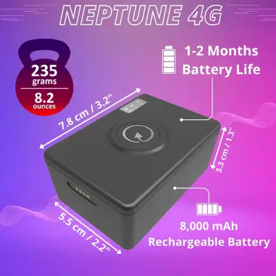 GPS Tracker Magnetic Waterproof Real-Time w/ Worldwide Coverage, View more