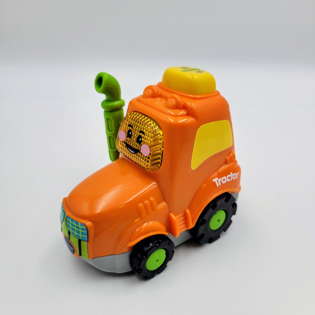 Vtech Go! Go! Smart Wheels Tractor Orange Toy Tested Read in Toys & Games in Strathcona County - Image 3