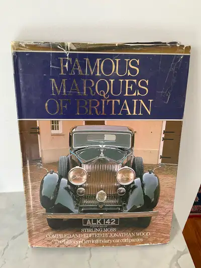 Vintage Hard Cover Book - “Famous Marques of Britain, View more