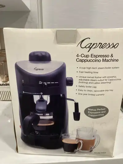 Espresso and Cappucino Machine, View more