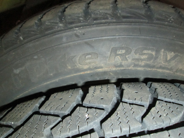 185/65/15 Winter Tires On Black Steel Rims in Tires & Rims in Hamilton - Image 4