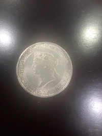 1867 Silver Coin Queen Victoria 