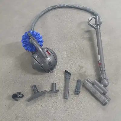 Dyson Ball Canister Vacuum Cleaner Model DC37 Blue Gray, View more