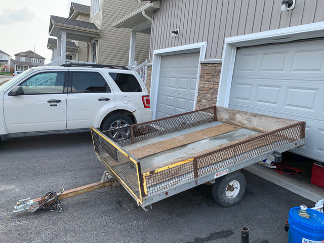 2001 Trentow Snowmobile/Utility Trailer in Cargo & Utility Trailers in Napanee - Image 2