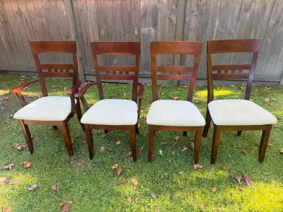 STUNNING Roxton Temple Stuart Dining Chairs - Solid Hardwood, View more