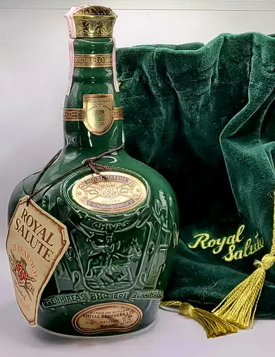Royal Salute (emerald) empty bottle for display (Stock: 1 left), View more