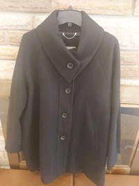 New- Giftable LAURA Women Winter Black Jacket Coat sz. 14 Plus