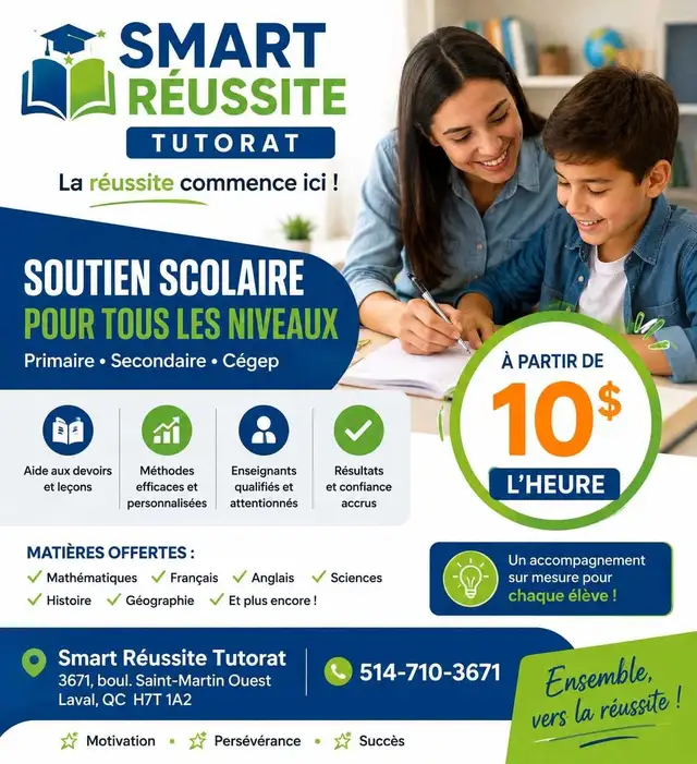 Smart Réussite Tutoring